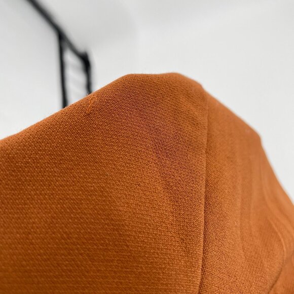 Zara Clay Brown Long Blazer Womens Size XS Classic Dark Academia Tailored - Picture 8 of 8